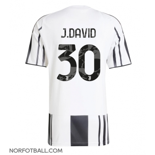 Billige Fotballdrakt Juventus Jonathan David #30 Replika Hjemmedrakt 2025-26 Kortermet Billige Fotballdrakt Juventus Jonathan David #30 Replika Hjemmedrakt 2025-26 Kortermet